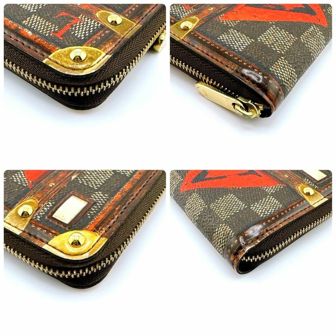 LOUIS VUITTON(ルイヴィトン)のルイヴィトンM52745  ダミエ ジッピーコインパース トランクタイム 財布 レディースのファッション小物(財布)の商品写真