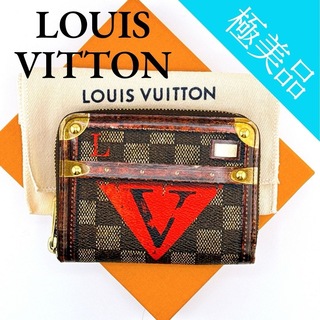 ルイヴィトン(LOUIS VUITTON)のルイヴィトンM52745  ダミエ ジッピーコインパース トランクタイム 財布(財布)