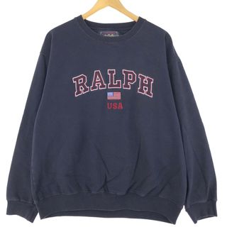 ラルフローレン(Ralph Lauren)の古着 80年代 ラルフローレン Ralph Lauren CHAPS チャップス ロゴスウェットシャツ トレーナー メンズL ヴィンテージ /eaa436782(スウェット)