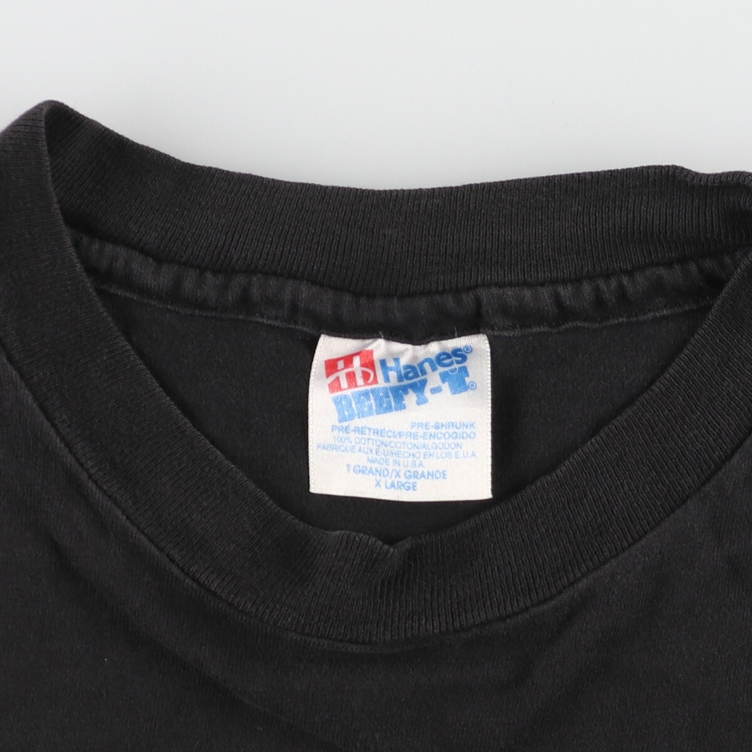 Hanes(ヘインズ)の古着 90年代 ヘインズ Hanes BEEFY-T YMCA プリントTシャツ USA製 メンズXL ヴィンテージ /eaa438820 メンズのトップス(Tシャツ/カットソー(半袖/袖なし))の商品写真