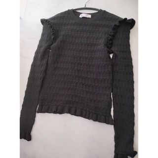 ザラ(ZARA)のZARA ザラ フリル　トップス(カットソー(長袖/七分))