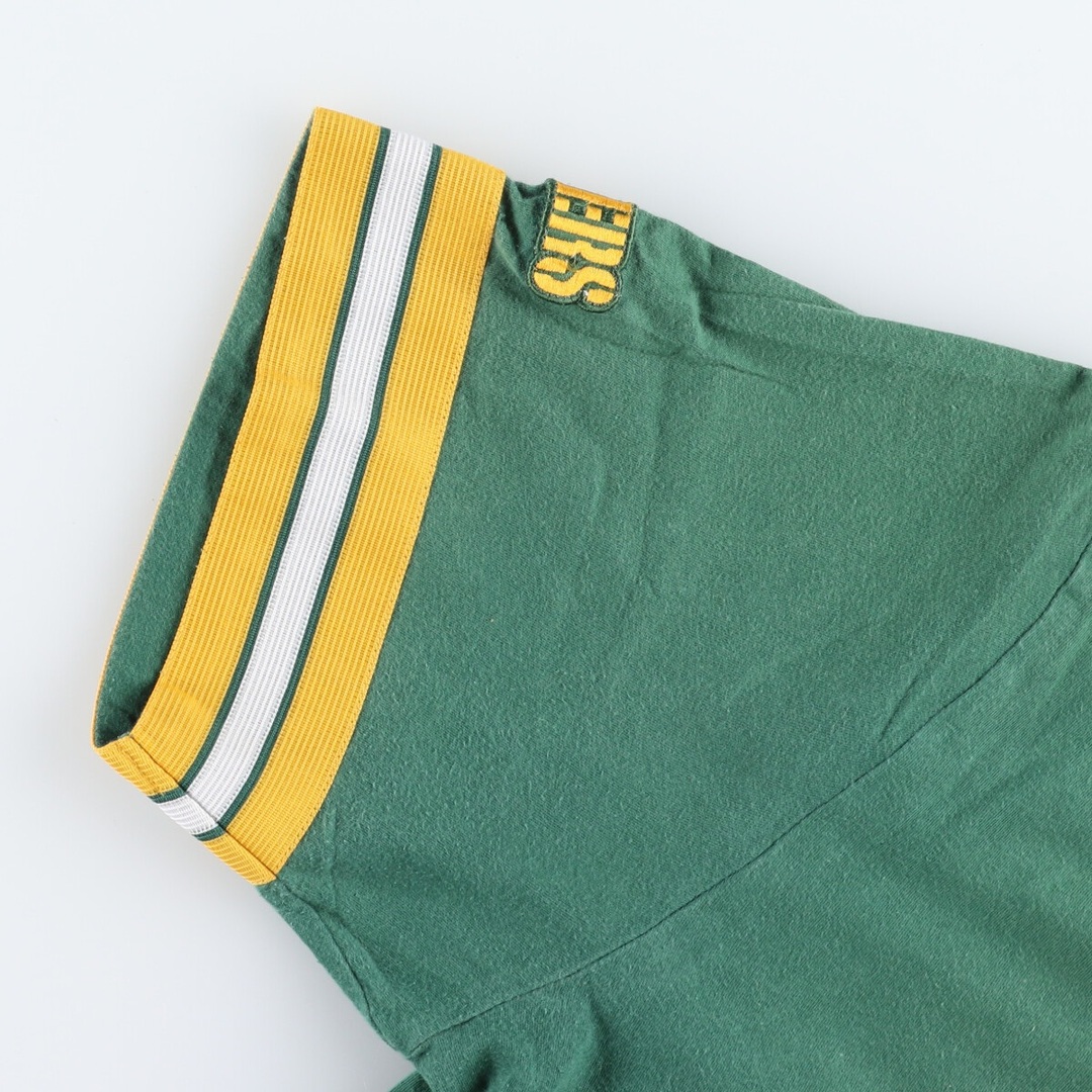 古着 MITCHELL & NESS NFL GREEN BAY PACKERS グリーンベイパッカーズ Vネック ロゴTシャツ メンズL  /eaa440564 メンズのトップス(Tシャツ/カットソー(半袖/袖なし))の商品写真