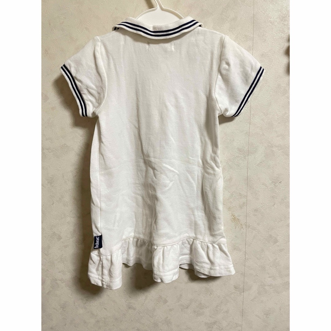 子供服　ポロシャツ　ワンピース キッズ/ベビー/マタニティのキッズ服女の子用(90cm~)(ワンピース)の商品写真