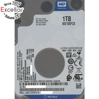 ウェスタンデジタル(Western Digital)のWesternDigital HDD 2.5inch　WD10SPZX　1TB 7mm(PC周辺機器)