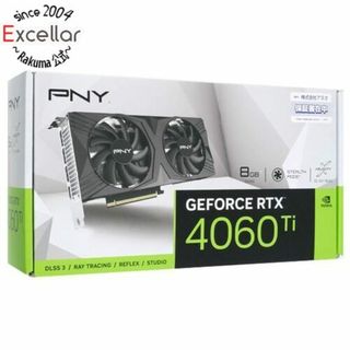 【新品(開封のみ)】 PNY　GeForce RTX 4060 Ti 8GB VERTO ダブルファン VCG4060T8DFXPB1　PCIExp 8GB(PCパーツ)