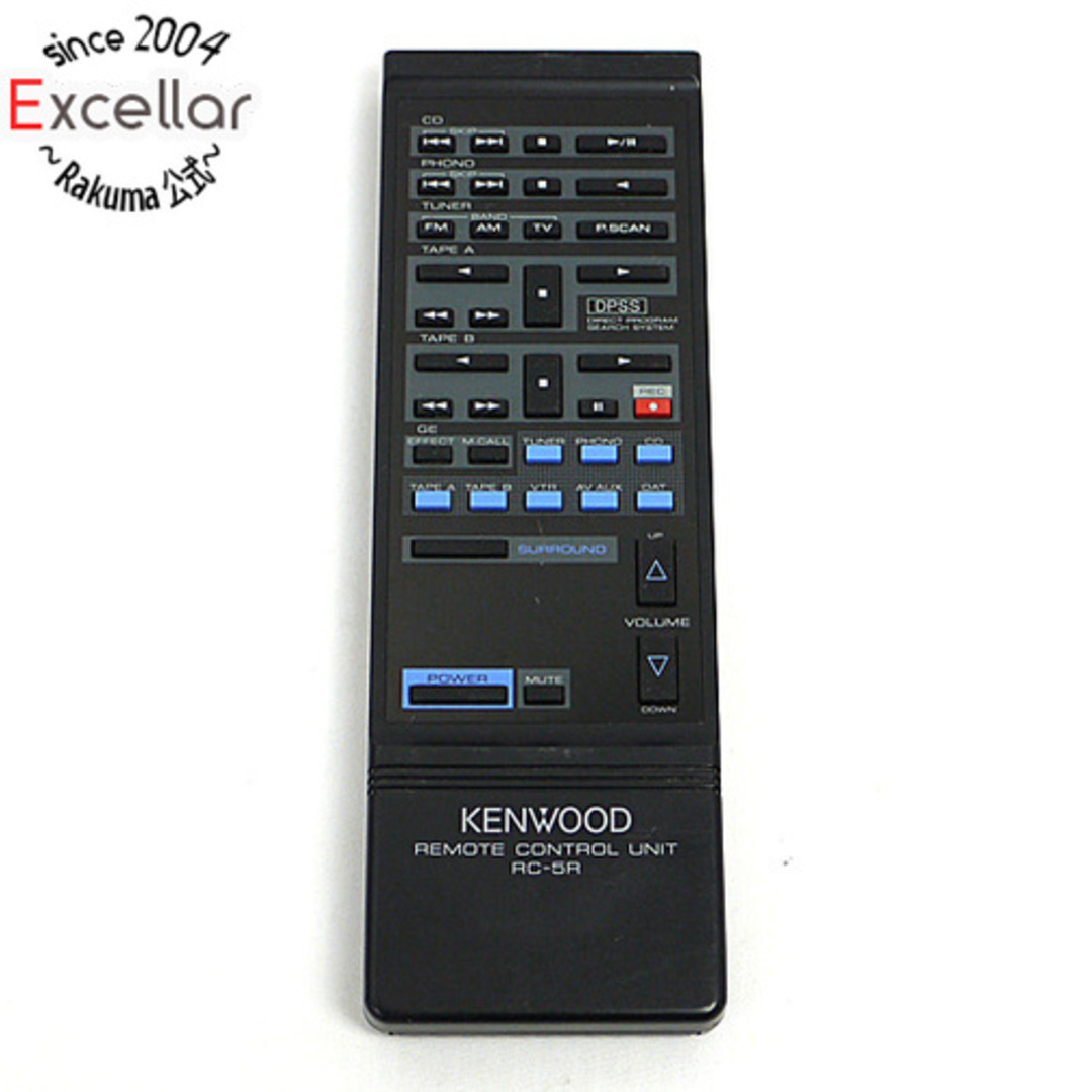 KENWOOD(ケンウッド)のKENWOOD　オーディオ用リモコン　RC-5R スマホ/家電/カメラのオーディオ機器(その他)の商品写真