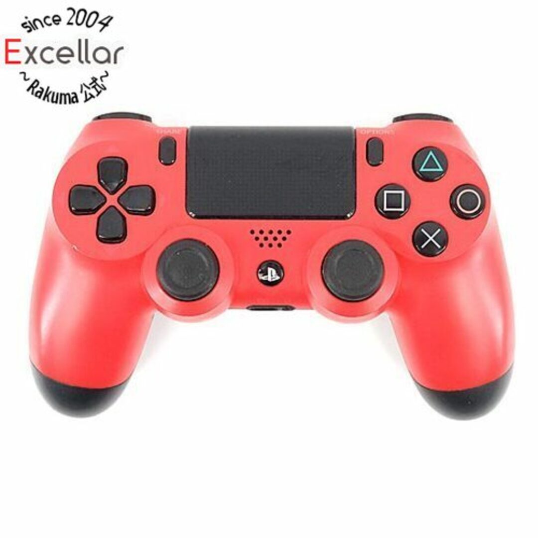 PlayStation4(プレイステーション4)のSONY　ワイヤレスコントローラー DUALSHOCK4　マグマ・レッド　CUH-ZCT1J 01　本体のみ エンタメ/ホビーのゲームソフト/ゲーム機本体(その他)の商品写真