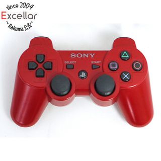 プレイステーション3(PlayStation3)のSONY　ワイヤレスコントローラ DUALSHOCK3　CECH-ZC2JA2 DR　ディープ・レッド　本体のみ(その他)