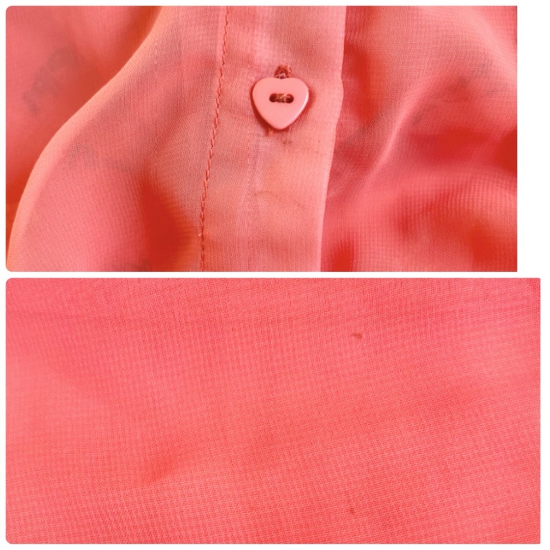 repipi armario(レピピアルマリオ)のレピピアルマリオ シースルーシャツ ブラウス M 半袖 レディース レディースのトップス(シャツ/ブラウス(半袖/袖なし))の商品写真