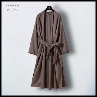 ヴェルメイユパーイエナ(VERMEIL par iena)の【VERMEIL par IENA】ライトビーバー パイピング 一重コート(スプリングコート)