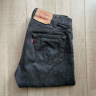 リーバイス(Levi's)のUSA製 Levi's リーバイス 501 先染め ブラック W28L34(デニム/ジーンズ)