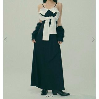 melt the lady  layered shirt dress(ロングワンピース/マキシワンピース)