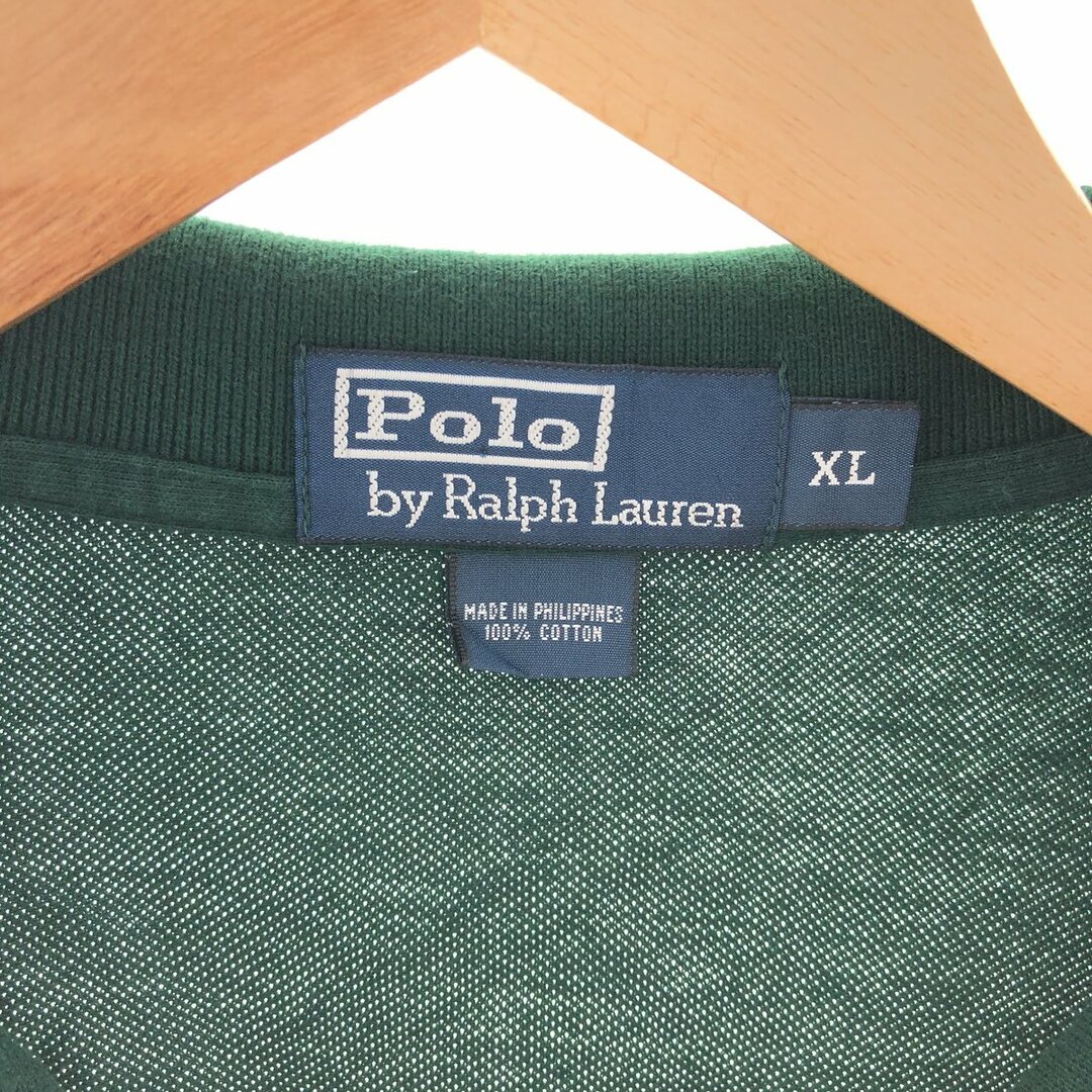 Ralph Lauren(ラルフローレン)の古着 ラルフローレン Ralph Lauren POLO by Ralph Lauren 半袖 ポロシャツ メンズXL /eaa381301 メンズのトップス(ポロシャツ)の商品写真