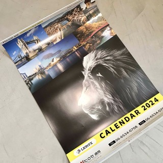 【1月始まり】LIONFX 2024年壁掛けカレンダー(カレンダー/スケジュール)
