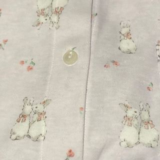 新品☆ナルエー かわいい長袖パジャマ M〜Lサイズ☆うさぎ B パープル 紫