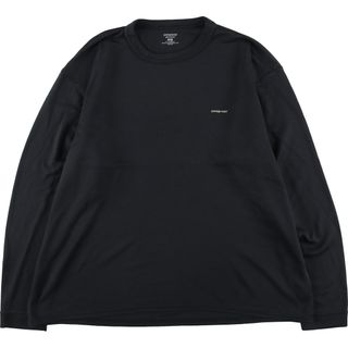 パタゴニア(patagonia)の古着 パタゴニア Patagonia CAPILENE キャプリーン ロングTシャツ ロンT USA製 メンズXL /eaa432300(Tシャツ/カットソー(半袖/袖なし))