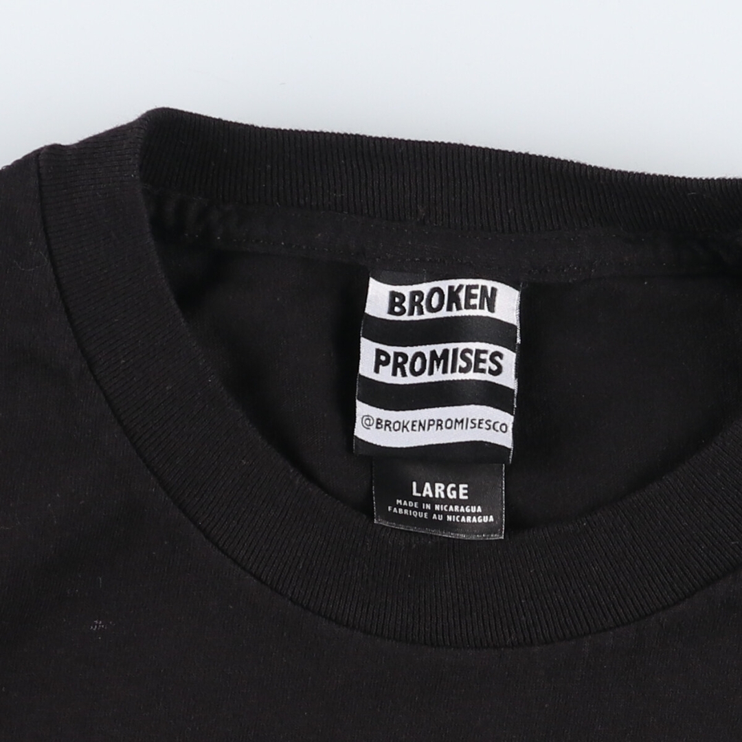 古着 BROKEN PROMISES ロングTシャツ ロンT メンズL /eaa432736 メンズのトップス(Tシャツ/カットソー(半袖/袖なし))の商品写真