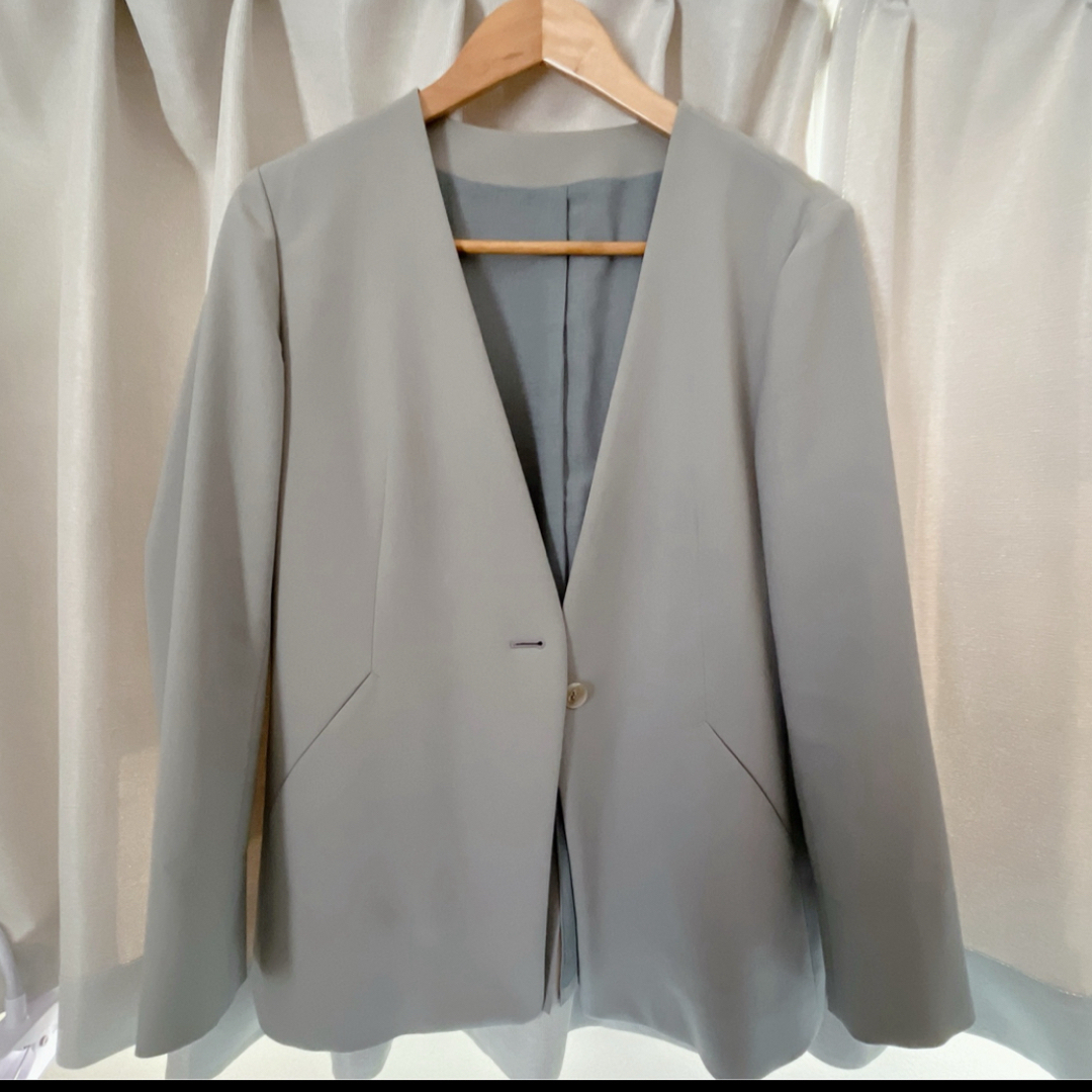 AOKI(アオキ)のまこにすた様専用 スーツジャケット レディースのジャケット/アウター(ノーカラージャケット)の商品写真