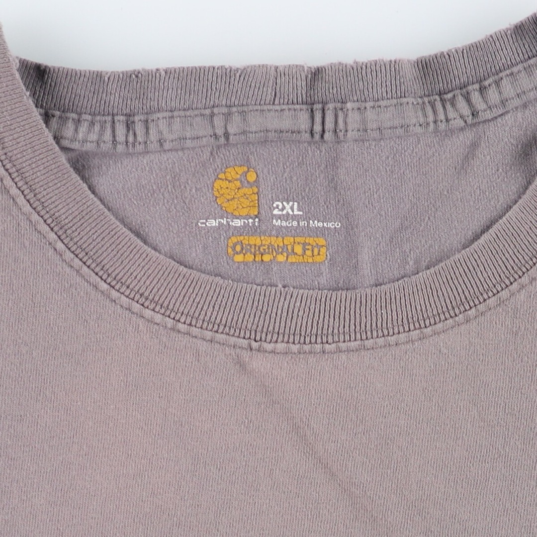 carhartt(カーハート)の古着 カーハート Carhartt ORIGINAL FIT ロングTシャツ ロンT メンズXXL /eaa432795 メンズのトップス(Tシャツ/カットソー(半袖/袖なし))の商品写真