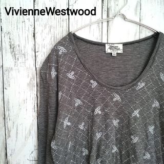 ヴィヴィアンウエストウッド(Vivienne Westwood)のヴィヴィアンウエストウッド　七分袖　オーブ　サイズ44(Tシャツ/カットソー(七分/長袖))