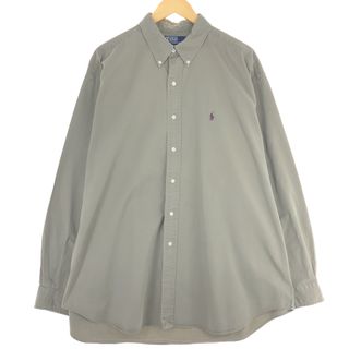 ラルフローレン(Ralph Lauren)の古着 ラルフローレン Ralph Lauren BLAKE 長袖 ボタンダウンシャツ メンズXXL /eaa444732(シャツ)