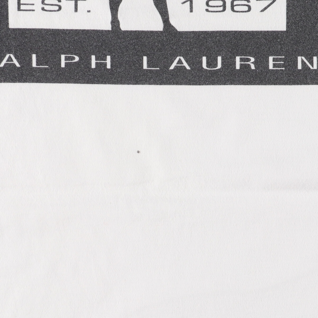 Ralph Lauren(ラルフローレン)の古着 90年代 ラルフローレン Ralph Lauren POLO SPORT ポロスポーツ バックプリント 半袖 ロゴTシャツ USA製 メンズLヴィンテージ /eaa431829 メンズのトップス(Tシャツ/カットソー(半袖/袖なし))の商品写真