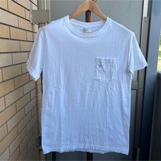 NOAH ロゴ ポケット 白 Tシャツ S (Tシャツ/カットソー(半袖/袖なし))