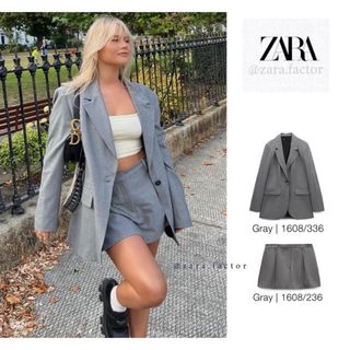 ZARA - 美品【ZARA】スーツスカートセットアップ