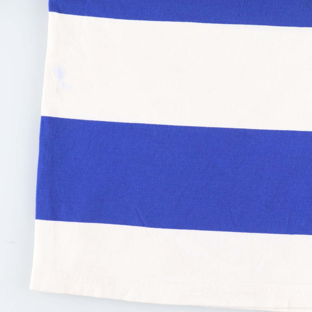 古着 90年代 TOFFS ボーダー柄 ロングTシャツ ロンT 英国製 メンズL ヴィンテージ /eaa432301 メンズのトップス(Tシャツ/カットソー(半袖/袖なし))の商品写真