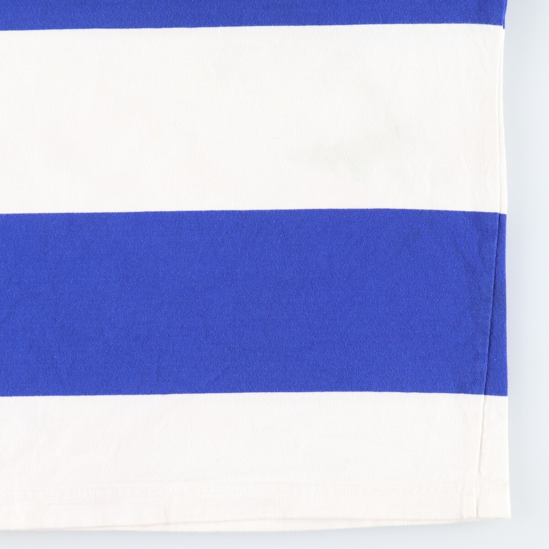 古着 90年代 TOFFS ボーダー柄 ロングTシャツ ロンT 英国製 メンズL ヴィンテージ /eaa432301 メンズのトップス(Tシャツ/カットソー(半袖/袖なし))の商品写真