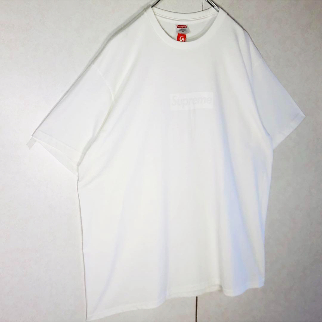 Supreme(シュプリーム)の【新品タグ付き】シュプリーム ボックスロゴ トナル 半袖Tシャツ XLサイズ 白 メンズのトップス(Tシャツ/カットソー(半袖/袖なし))の商品写真