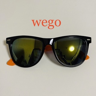 ウィゴー(WEGO)のwego ミラーサングラス オレンジ(サングラス/メガネ)