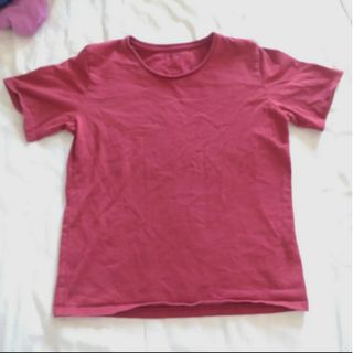 オフオン(OFUON)の半袖Tシャツ ofuon 赤 ボルドー Mサイズ  カットソー オフオン(Tシャツ(半袖/袖なし))