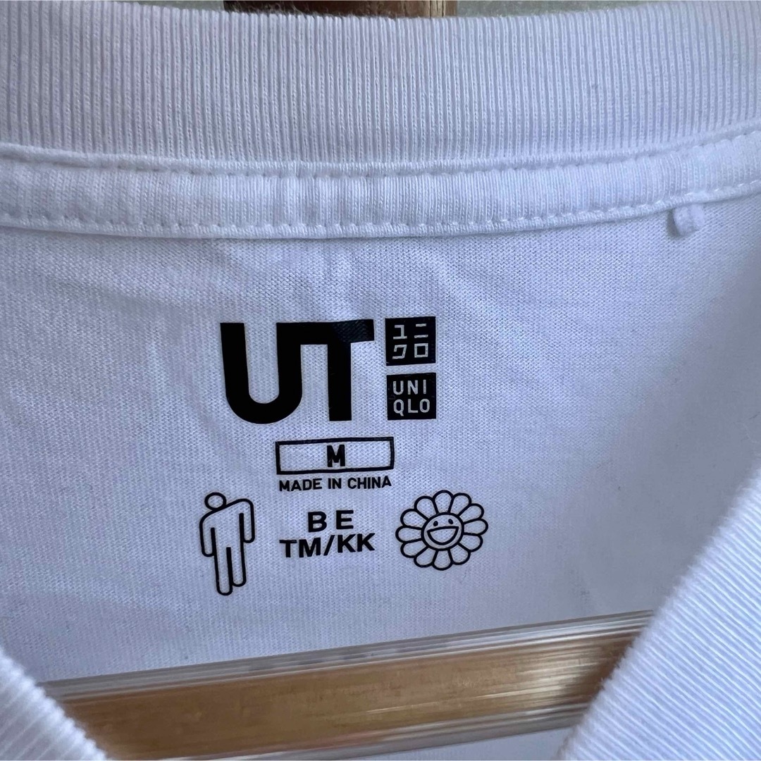 UNIQLO(ユニクロ)のUNIQLO Billie Eilish 村上隆 コラボ Tシャツ 白 M  メンズのトップス(Tシャツ/カットソー(半袖/袖なし))の商品写真