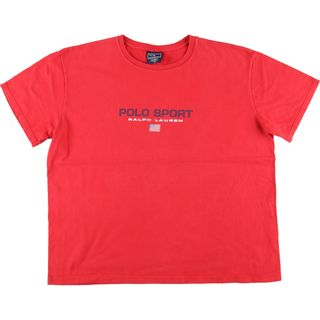 ラルフローレン(Ralph Lauren)の古着 ラルフローレン Ralph Lauren POLO SPORT ポロスポーツ 半袖 ロゴTシャツ メンズXL /eaa431826(Tシャツ/カットソー(半袖/袖なし))