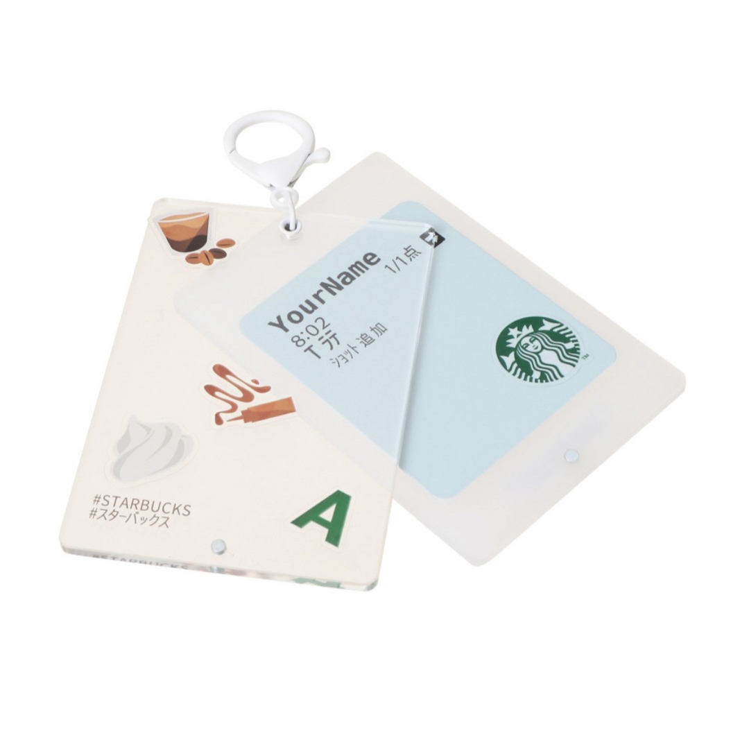 Starbucks(スターバックス)のカスタマイザブルキーチェーンラベラー　スターバックス　推し活　Starbucks レディースのファッション小物(キーホルダー)の商品写真