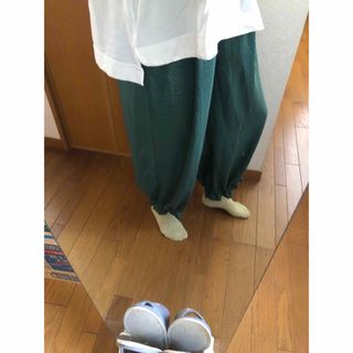 ショコラフィネローブ(chocol raffine robe)のドットガウチョパンツ(カジュアルパンツ)