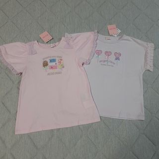 メゾピアノ(mezzo piano)の【新品.】　メゾピアノ　Tシャツ(Tシャツ/カットソー)