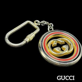 Gucci - GUCCI キーホルダー インターロッキング シェリーライン ヴィンテージ