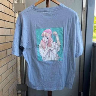 BEAMS HEART 古塔つみ コラボ Tシャツ M ブルー　