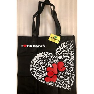 『I LOVE OKINAWA』　エコ・トートバッグ　！！　新品(エコバッグ)