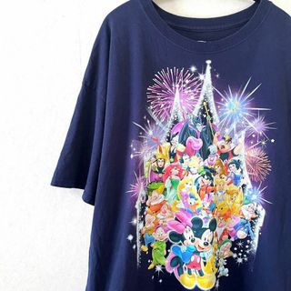 Disney - ★希少★Disney ディズニー ラメ加工プリントTシャツ