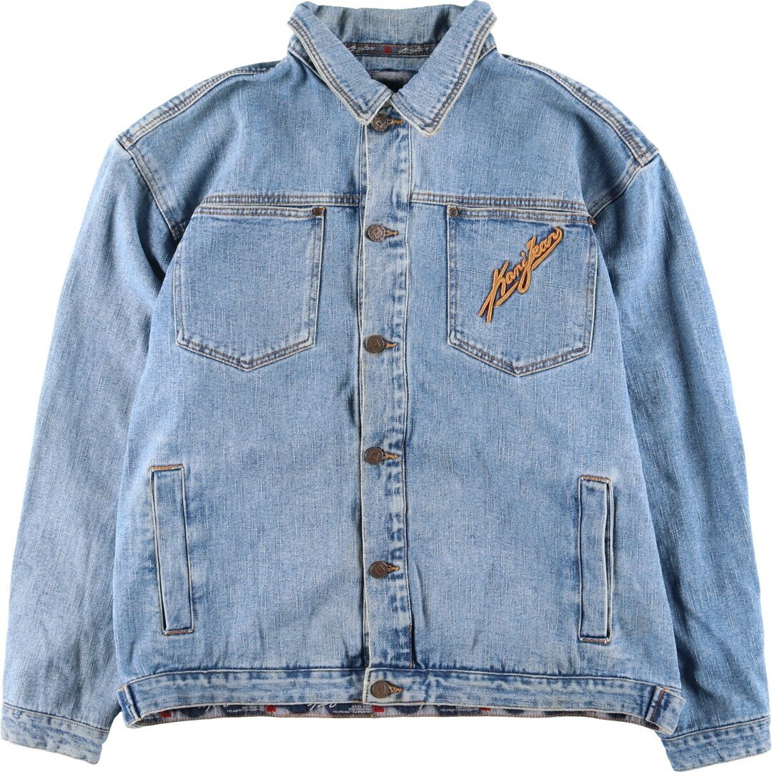 古着 Kani Jeans デニムジャケット Gジャン メンズXL /eaa440110 メンズのジャケット/アウター(Gジャン/デニムジャケット)の商品写真