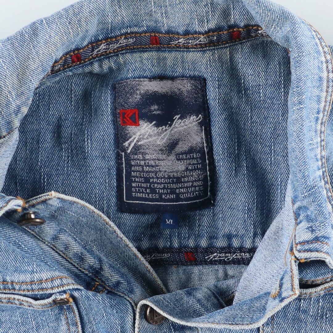 古着 Kani Jeans デニムジャケット Gジャン メンズXL /eaa440110 メンズのジャケット/アウター(Gジャン/デニムジャケット)の商品写真