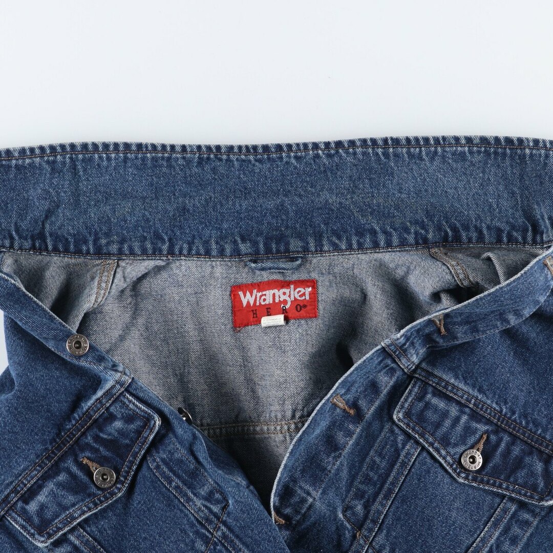 Wrangler(ラングラー)の古着 ラングラー Wrangler HERO デニムジャケット Gジャン メンズL /eaa440119 メンズのジャケット/アウター(Gジャン/デニムジャケット)の商品写真