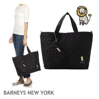 BARNEYS NEW YORK - 美品　バーニーズニューヨーク　ライオン　キルティング　マザーズバック