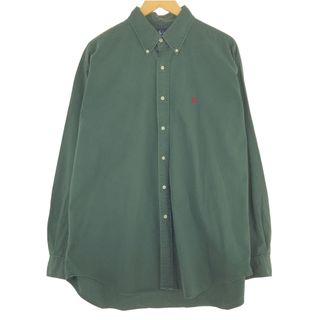 ラルフローレン(Ralph Lauren)の古着 ラルフローレン Ralph Lauren BLAIRE 長袖 ボタンダウンシャツ メンズXL /eaa444710(シャツ)