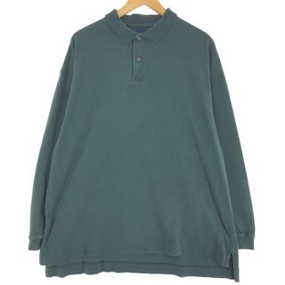 ギャップ(GAP)の古着 90年代 ギャップ GAP オールドギャップ 長袖 ポロシャツ メンズXL ヴィンテージ /eaa431418(ポロシャツ)