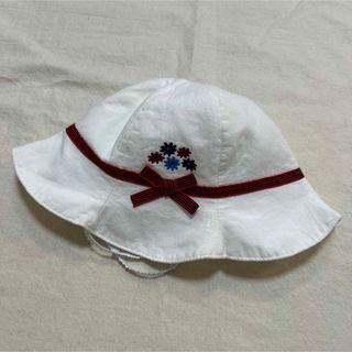 ファミリア(familiar)のファミリア★お花刺繍　リボン帽子49(帽子)