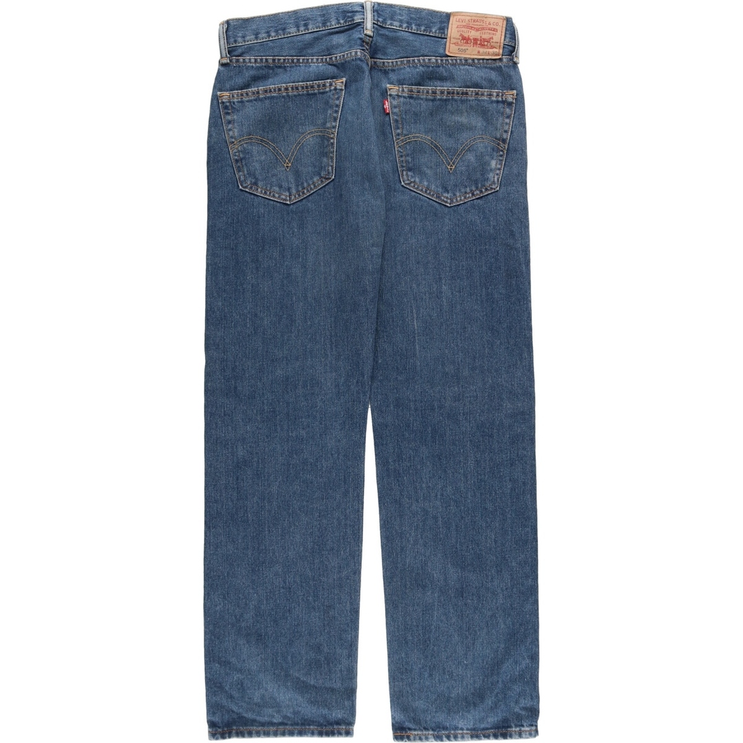 Levi's(リーバイス)の古着 リーバイス Levi's 505 STRAIGHT FIT ユーロモデル テーパードデニムパンツ メンズw34 /eaa436468 メンズのパンツ(デニム/ジーンズ)の商品写真